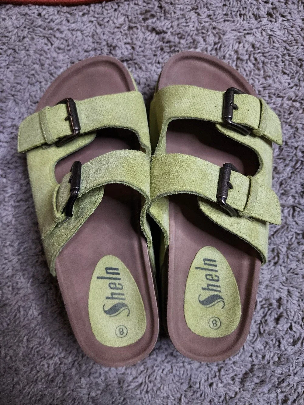 Platform Suede Sandals